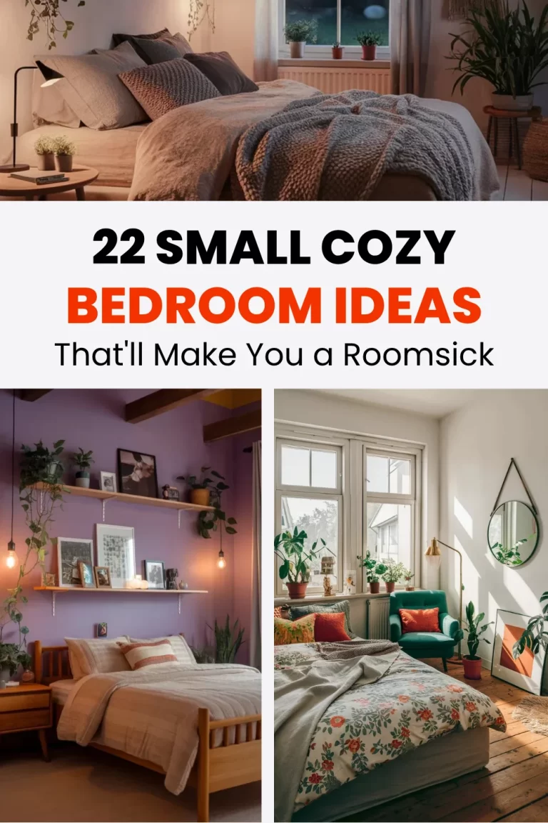 22 Small Cozy Bedroom Ideas That’ll Make You a Roomsick