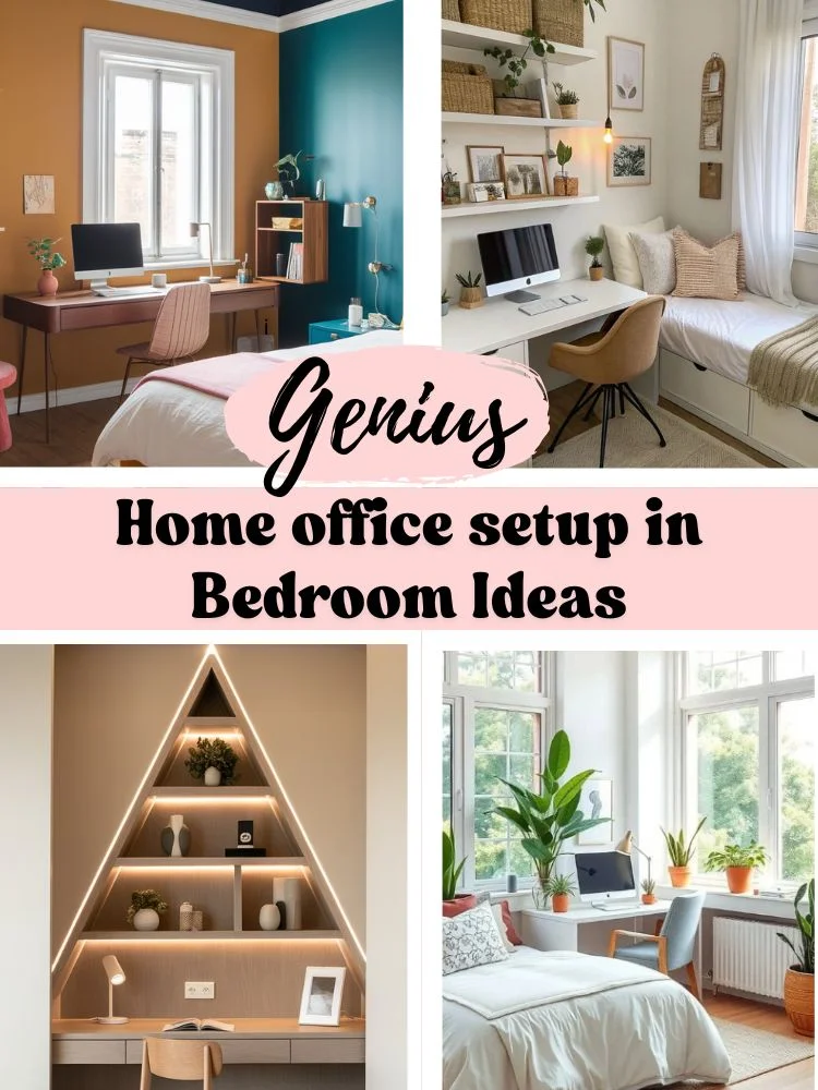 home office setup ideas for bedroom