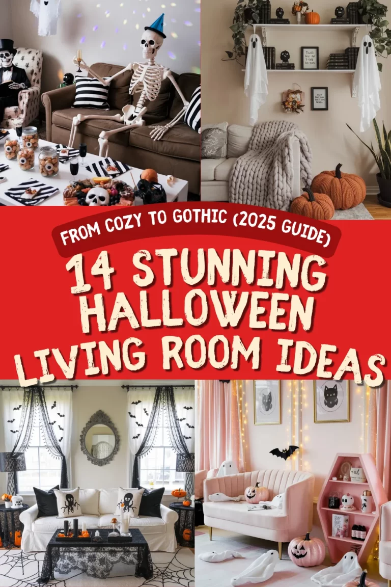 14 Stunning Halloween Living Room Ideas: From Cozy to Gothic