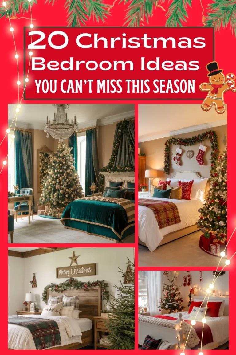 20 Christmas Bedroom Ideas You Can’t Miss This Season
