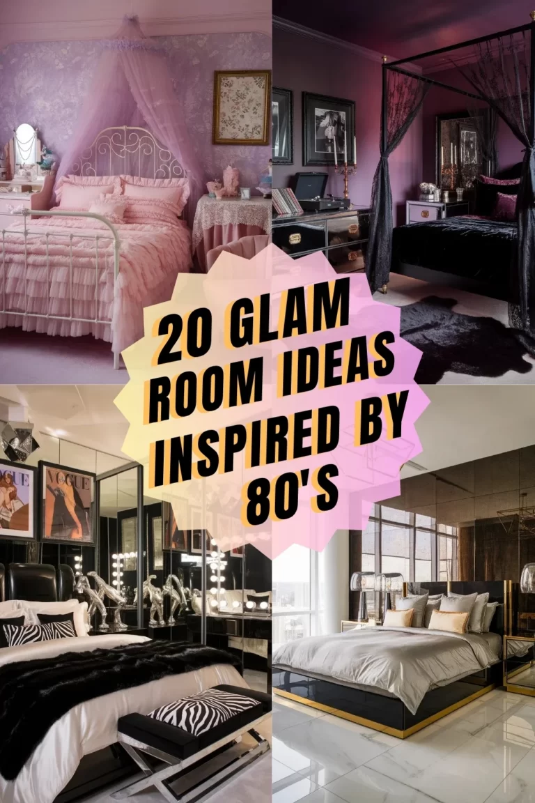 Bring Back the 80s: Glam Bedroom Decor Ideas That Still Feel Stylish Today