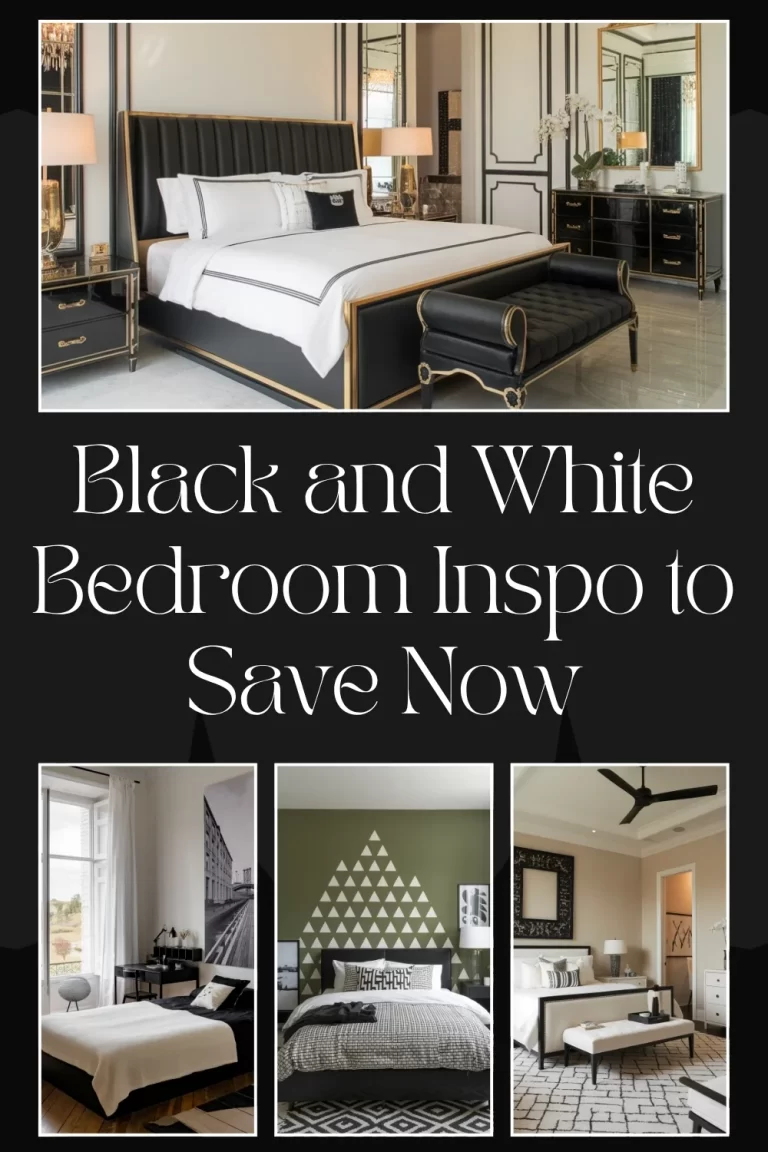 Modern & Minimal: Black and White Bedroom Inspo to Save Now