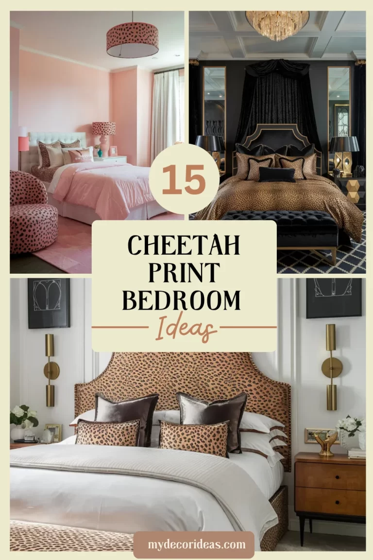 15 Stunning Cheetah Print Bedroom Inspirations