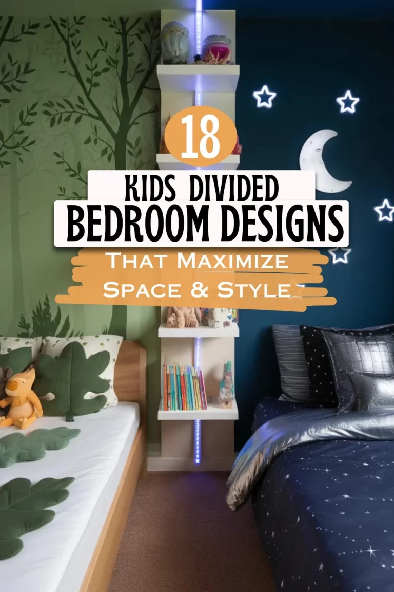 18 Creative Divided Bedroom Ideas for Kids That Maximize Space and Style