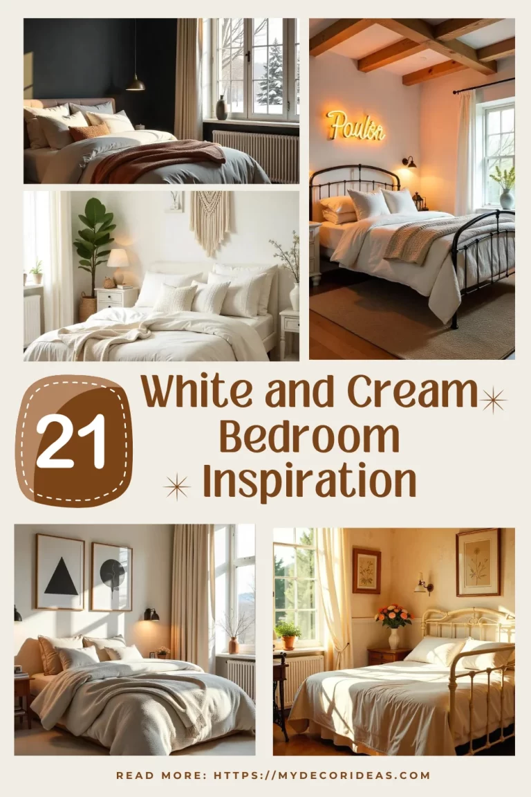 Soft, Serene, and Stylish: 20 White and Cream Bedroom Inspiration