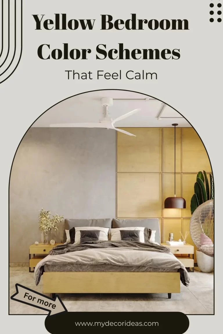 12 Yellow Bedroom Color Scheme That Feel Calm & Happy