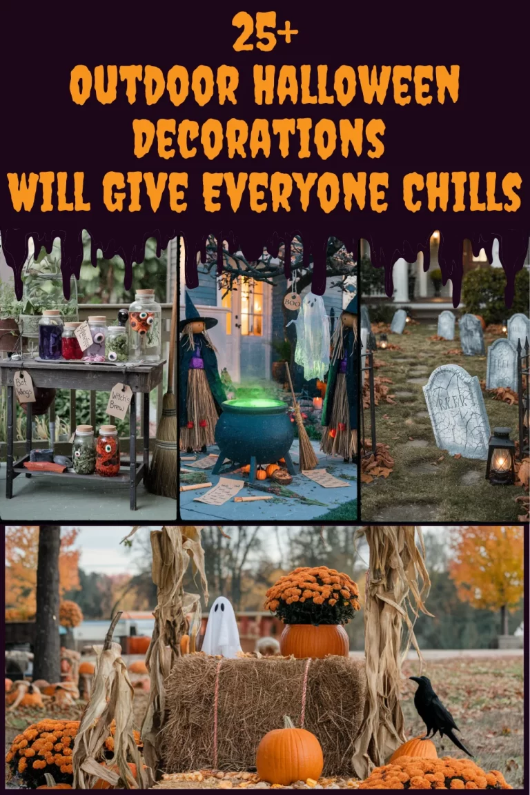 These 25+ Outdoor Halloween Decorations Will Give Everyone Chills
