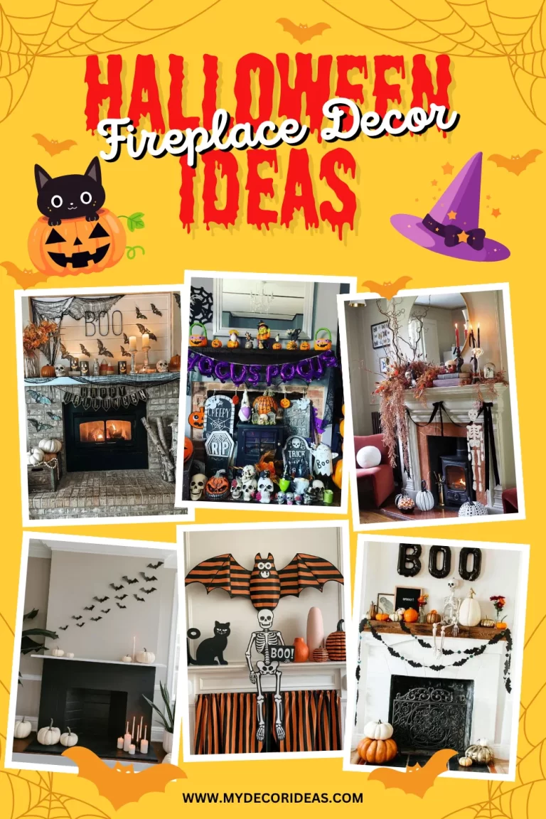 30+ Spooky Halloween Fireplace Decor Ideas That Steal the Show