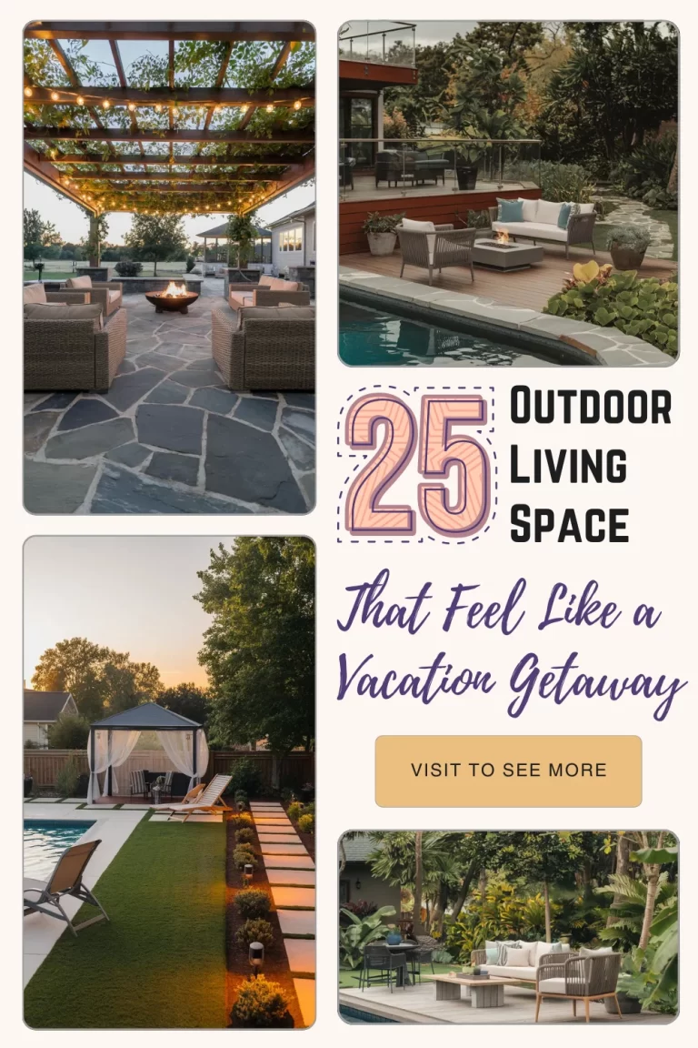 25 Outdoor Living Spaces That Feel Like a Vacation Getaway