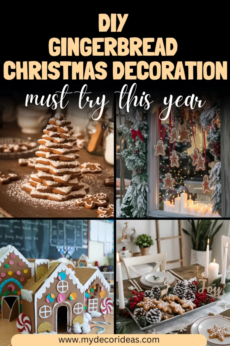 DIY Gingerbread Christmas Decorations: Sweet Holiday Crafts That Bring Magic to Your Home