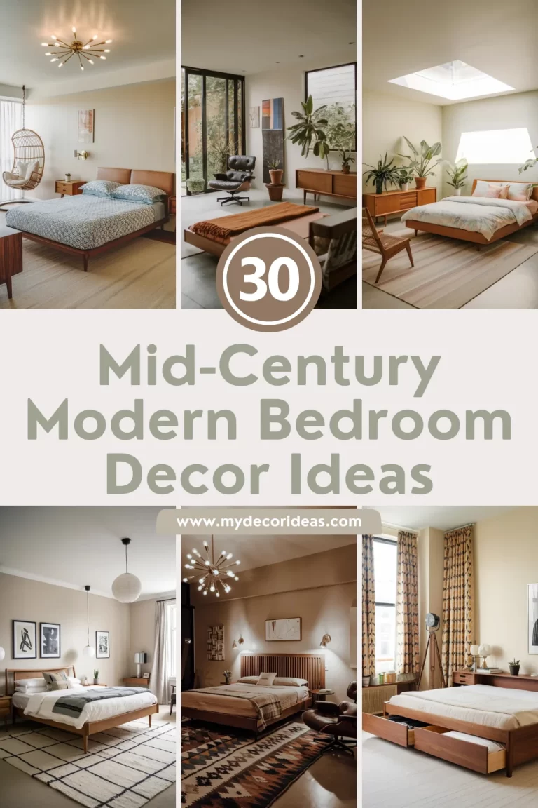 Mid-Century Modern Bedroom Decor Ideas: 30 Trendy Designs for Your Dream Space