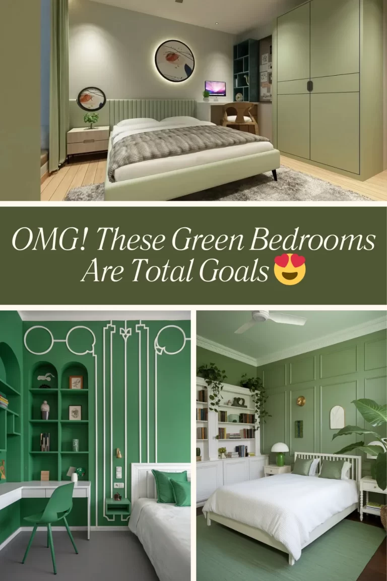 OMG! These Green Bedrooms Are Total Goals 😍