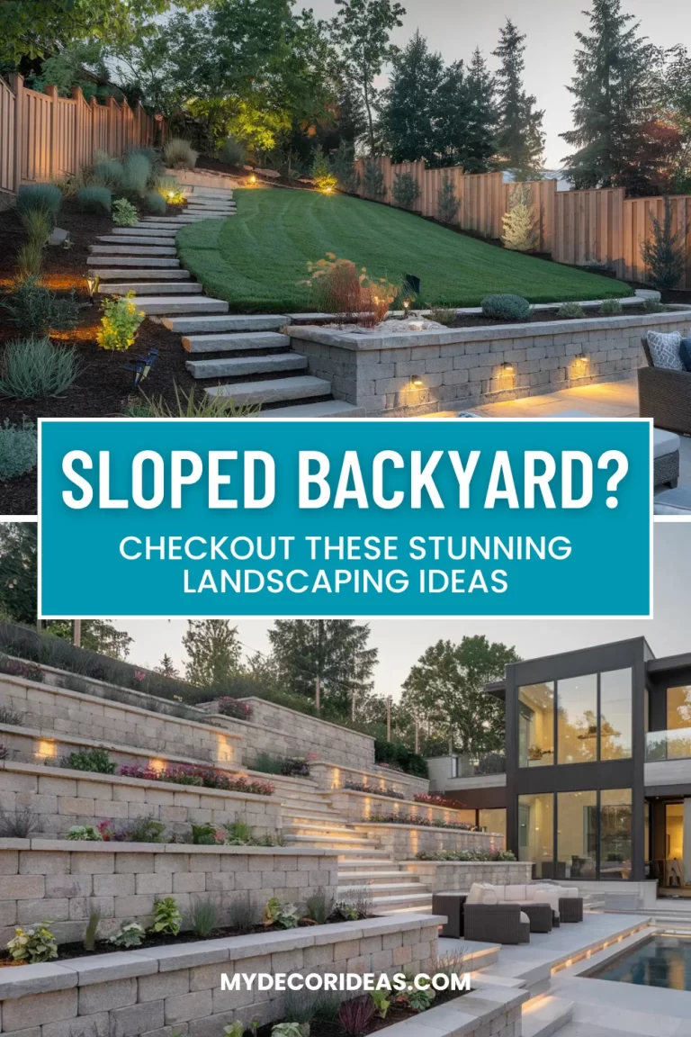 Sloped Backyard? Checkout These Stunning Landscaping Ideas